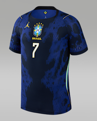 ウェア Brazil National Soccer Jersey Neymar NWT Neymar Jr. Brazil 2026 Match Away Men's Jordan Aero-FIT Soccer